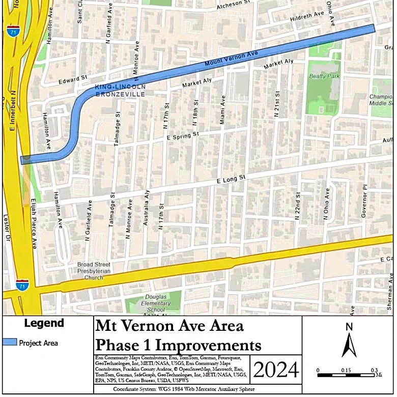 Ginther, city officials break ground on Mount Vernon Avenue area improvements