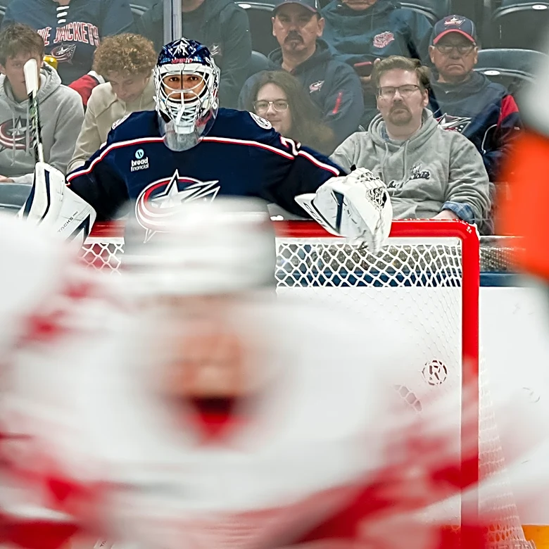 Jet Greaves remains calm, cool and collected for Columbus Blue Jackets