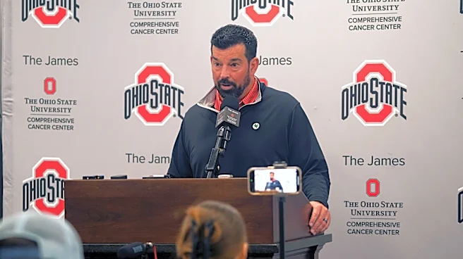 Ohio State coach Ryan Day speaks to media before Illinois. Watch here