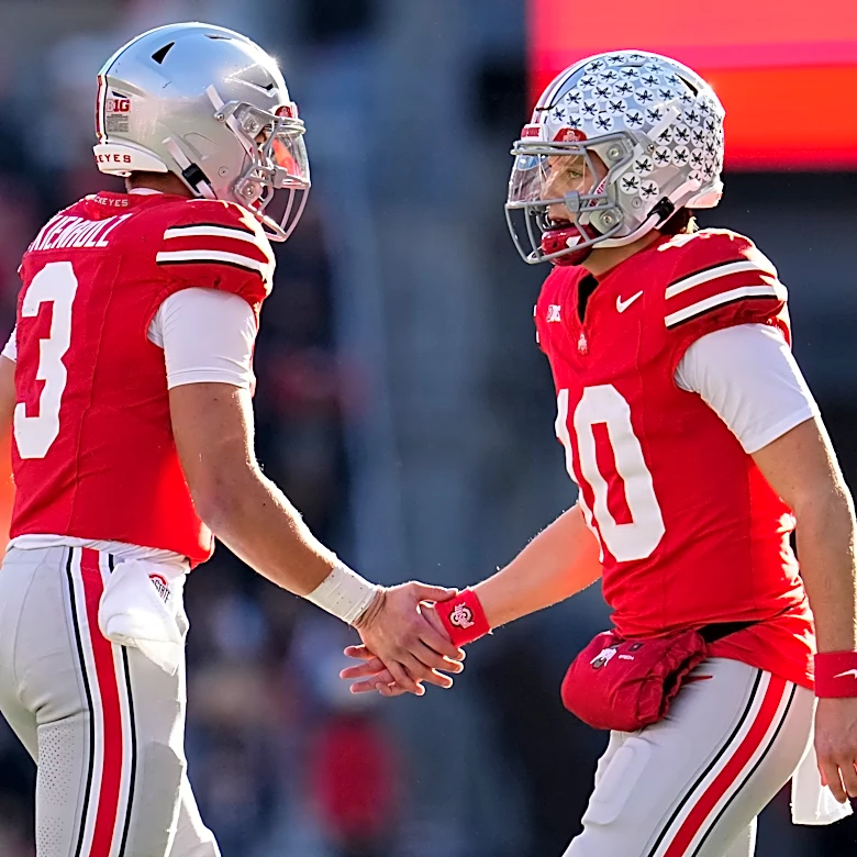 How ex-OSU QB Lincoln Kienholz, now at Louisville, compares to Julian Sayin