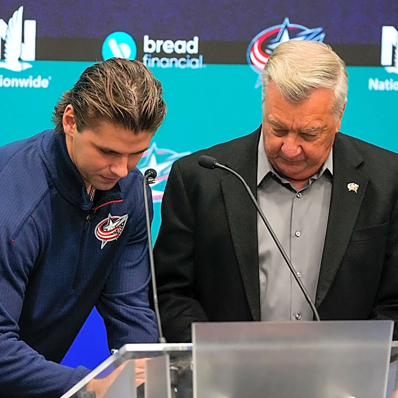 Adam Fantilli 'couldn't be happier' to join Columbus Blue Jackets