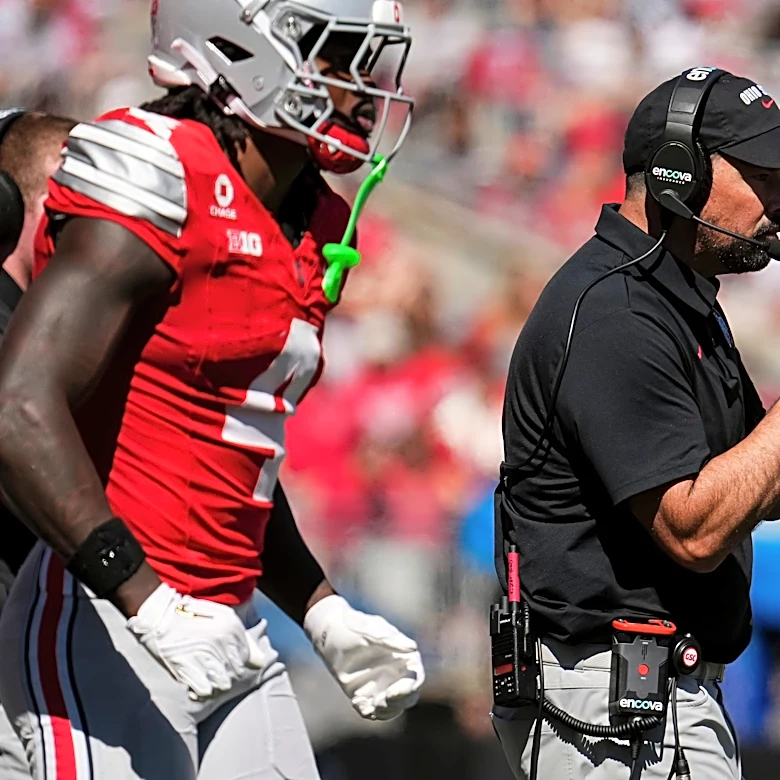 Ohio State football coach Ryan Day exceeds expectations in performance review