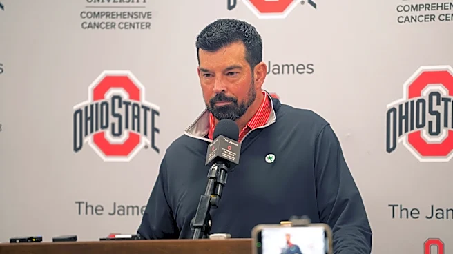 Ohio State coach Ryan Day speaks to media before Iowa. Watch here