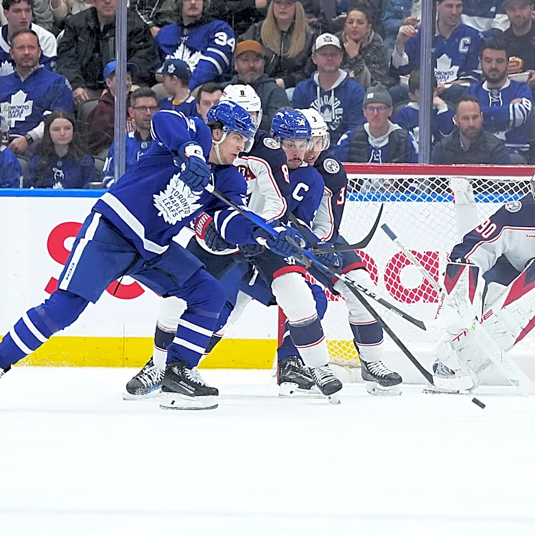 Matthew Knies gives Columbus Blue Jackets a 'moose' on the loose