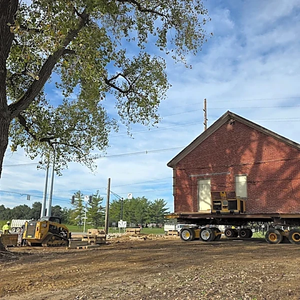 Hamilton Township late 1800s schoolhouse being moved, converted to museum