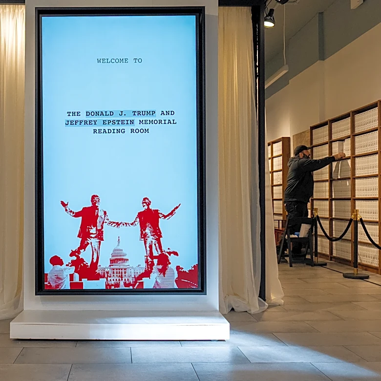Trump-Epstein Reading Room pop-up exhibit coming to Columbus