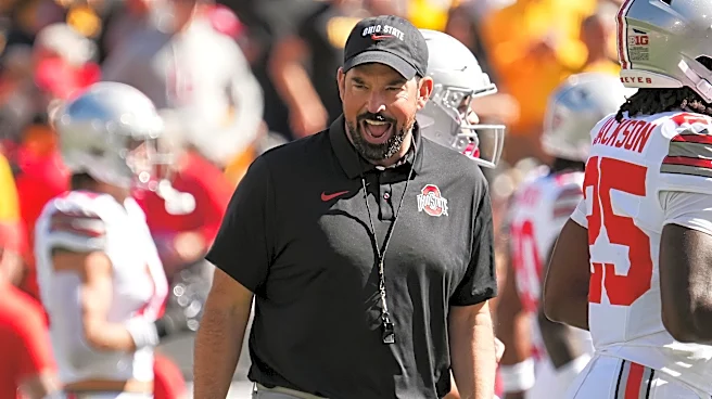 Ohio State coach Ryan Day speaks to media before Maryland. Watch here