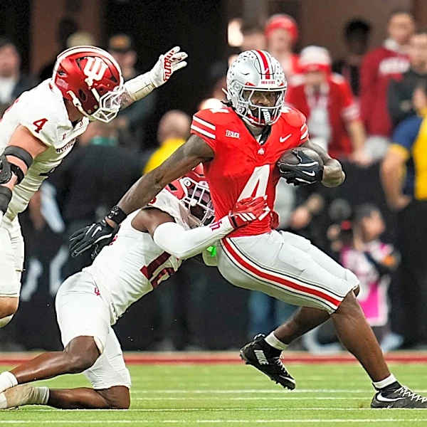 How has Jeremiah Smith played against Indiana? See his stats