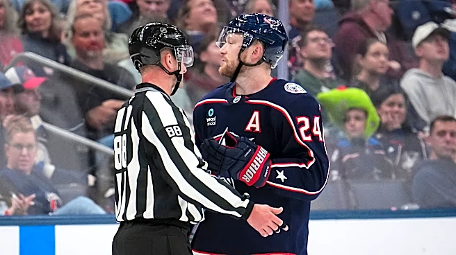Columbus Blue Jackets forward Mathieu Olivier on ejection: 'It's on me'
