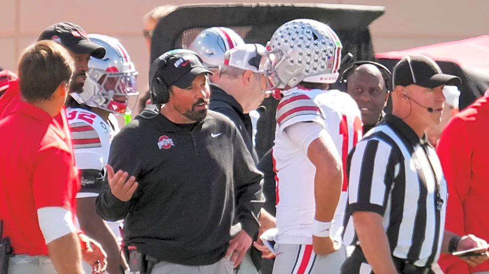 Ohio State QB Julian Sayin leaves game at Indiana with injury