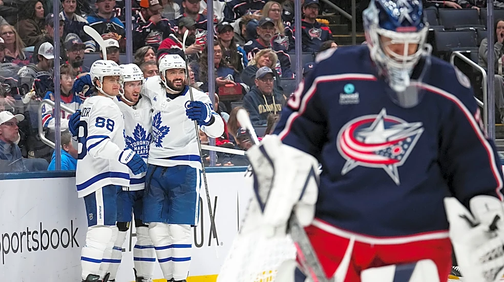 Columbus Blue Jackets collapse again in 6-2 loss to Toronto Maple Leafs