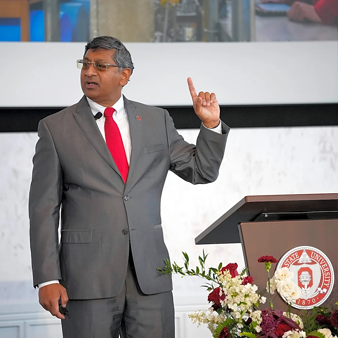 Watch The Dispatch interview Ohio State President Bellamkonda at CMC