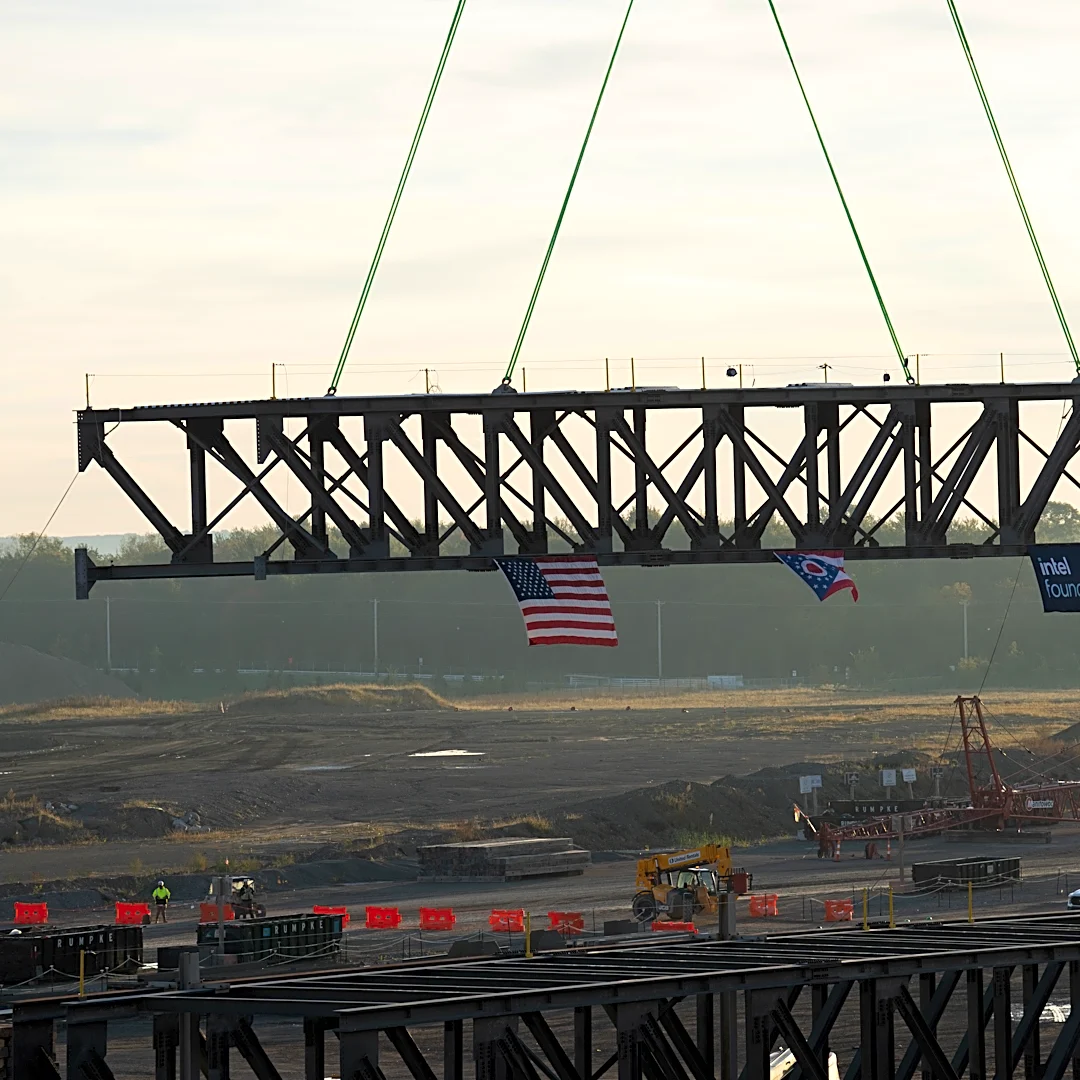 Intel's delayed New Albany plant reaches construction milestone