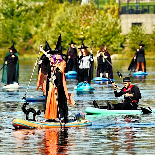 Columbus witches prepare for annual river paddle