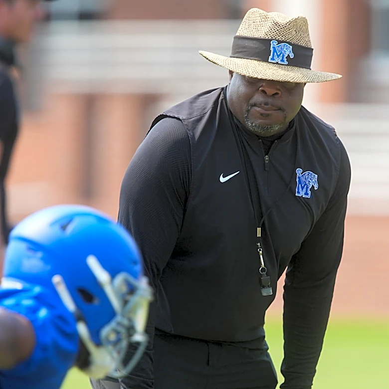 Why Charles Huff cited Sun Tzu, Nick Saban after Memphis football practice
