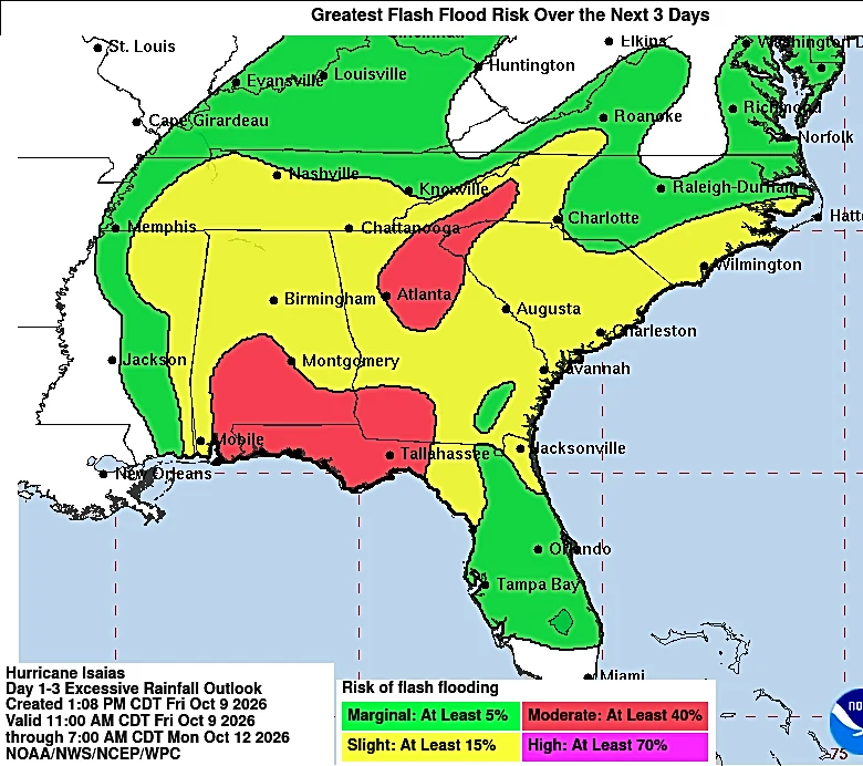 Hurricane Isaias remnants reach Memphis, track latest outages and storm warnings