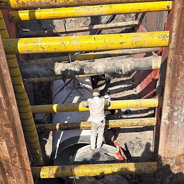 A critical section of the Mary Rhodes Pipeline has been replaced
