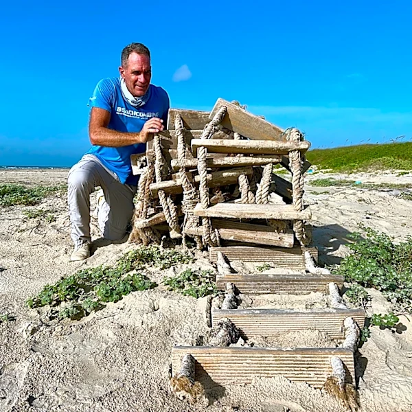Rope ladder washed ashore tells story of maritime safety