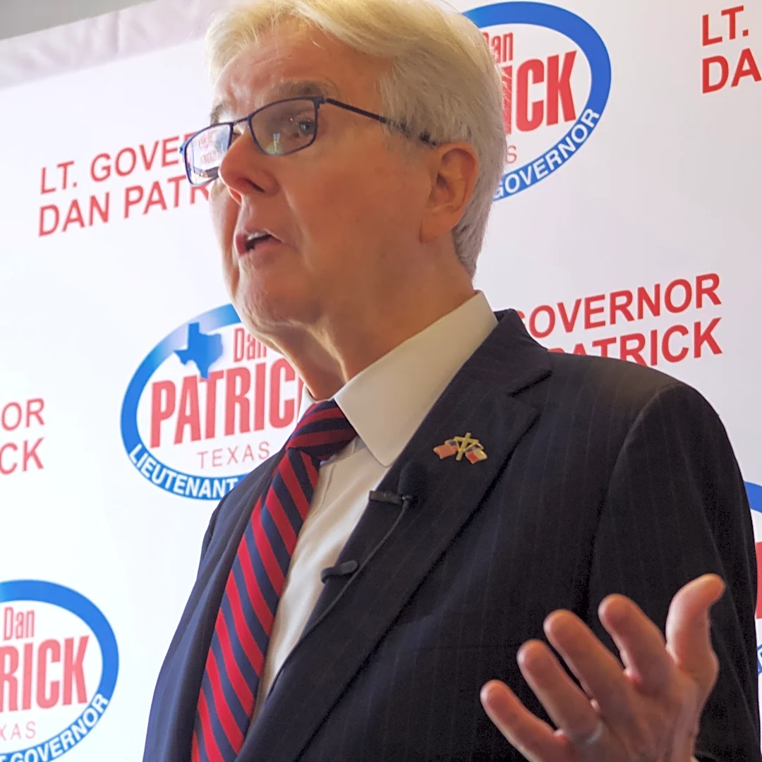 Lt. Gov. Dan Patrick visits Corpus Christi, urges people to vote early