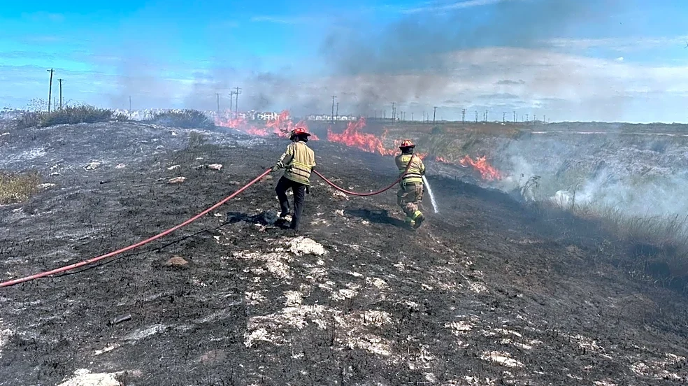 Power outages reported on North Padre Island after grass fire