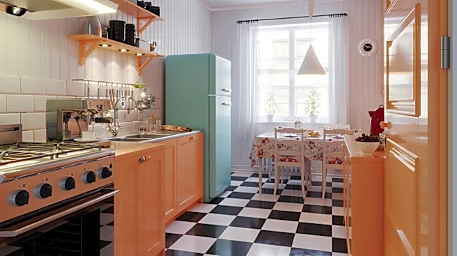 Give Your Kitchen A Retro Touch With This '50s Flooring