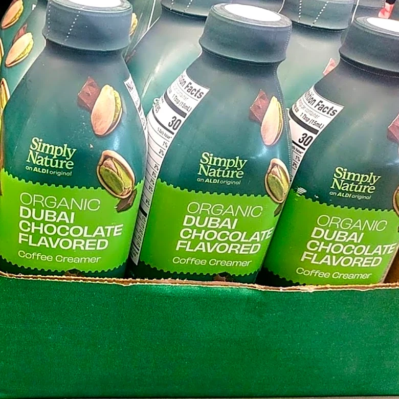 Aldi Delivered A New Dubai Chocolate Coffee Creamer And I Have Thoughts