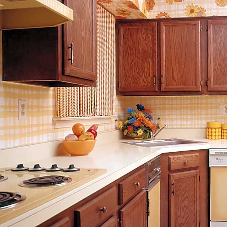 The Kitchen Flooring Trend From The '70s That Deserves A Revival