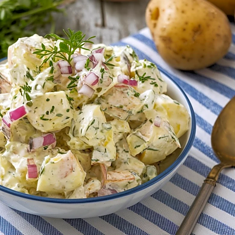 Don't Settle For Mushy Potato Salad — Follow This Tip Instead