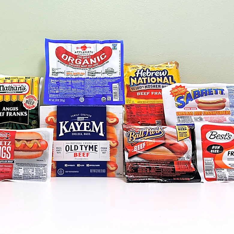 10 Store-Bought Hot Dogs Made With 100% Beef, Ranked