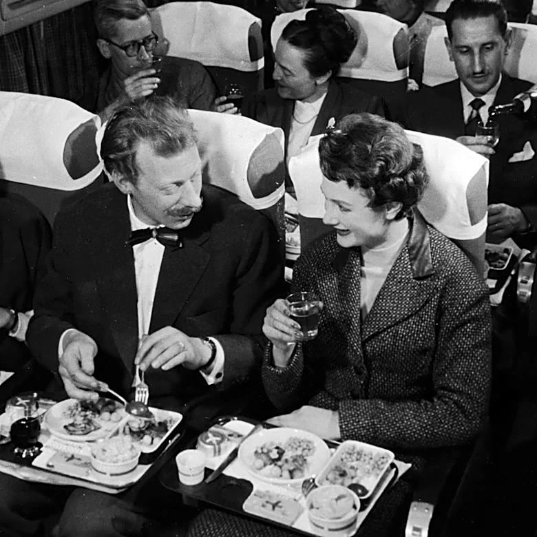 How In-Flight Dining Has Changed Since The '50s