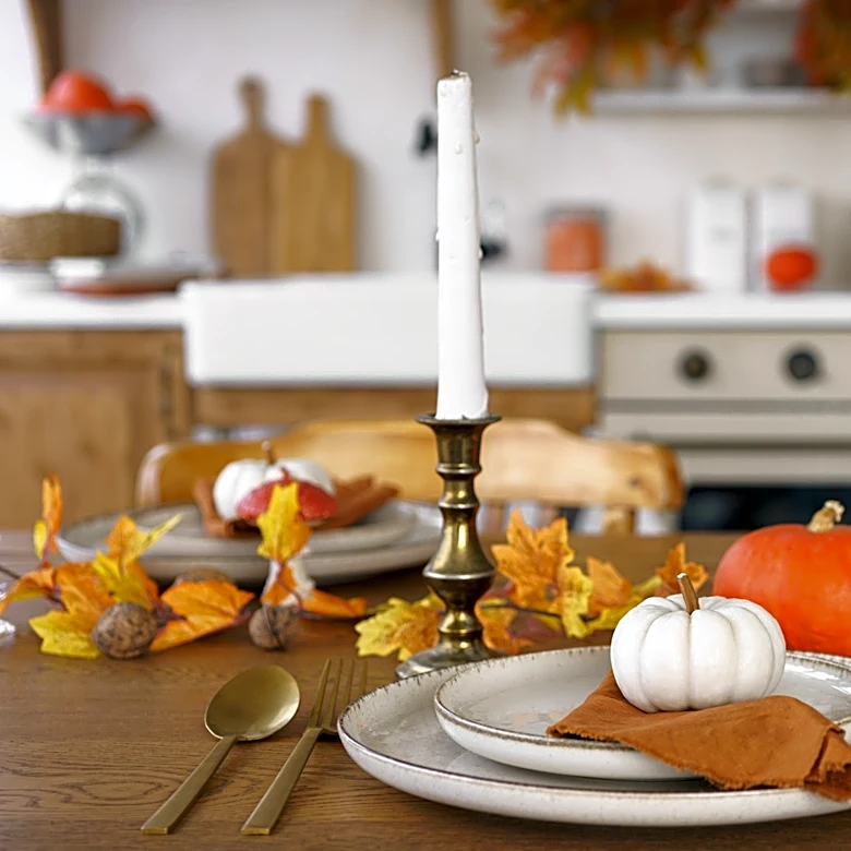TikToker Transforms White Kitchen For Fall With This Cozy DIY