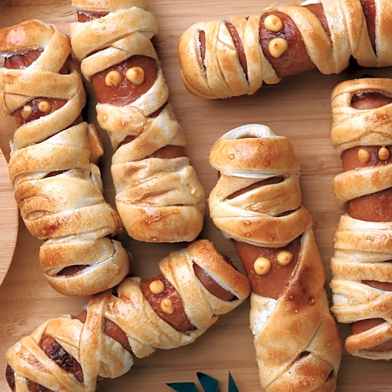 Make Adorable Mummy Hot Dogs With This Canned Ingredient