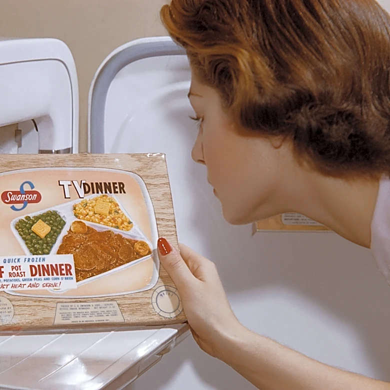 America's First TV Dinner Was A Classic Combo Of Foods