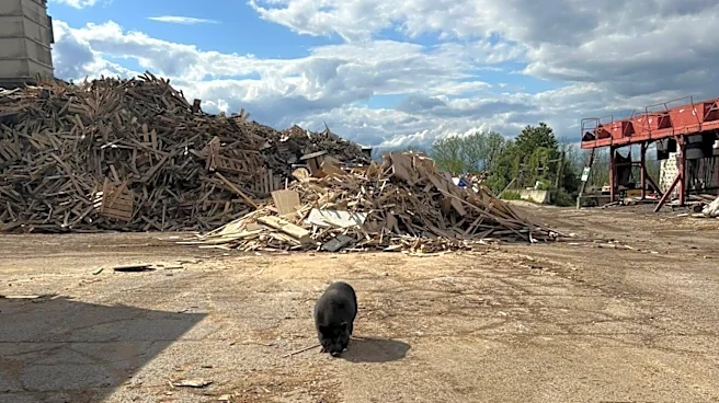 Rescuer Finds Pig Abandoned At Junkyard And Saves Her Life With A Bag Of Chips