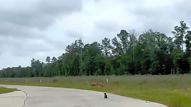 Puppy Stops Car And Leads Rescuer To His Siblings Living On An Abandoned Couch