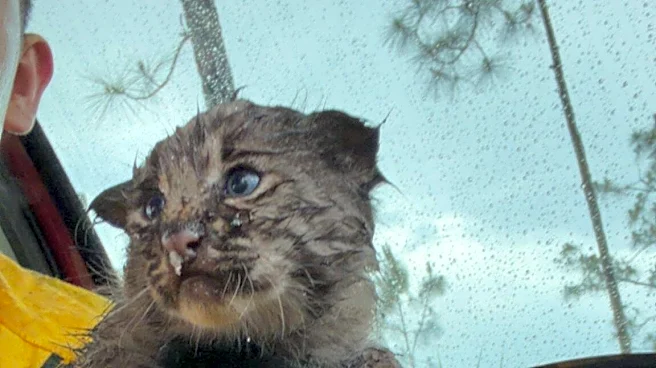 Firefighters Pluck Kitten From Ashes Of Brush Fire — Then Discover Her True Identity
