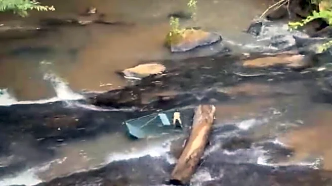Hiker Stops To Inspect Cage In River — And Realizes There's Someone Inside