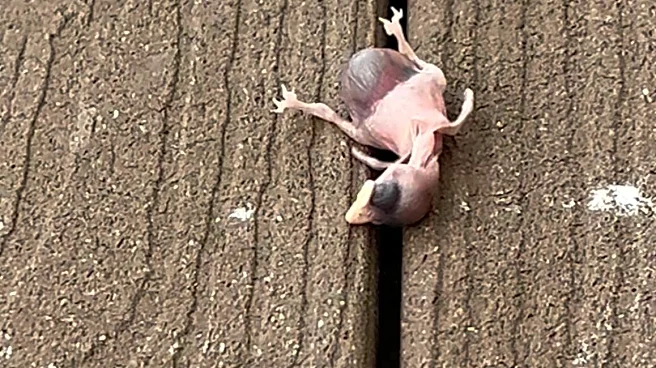 Woman Steps Outside And Finds The Tiniest Pink Baby Lying On Her Deck