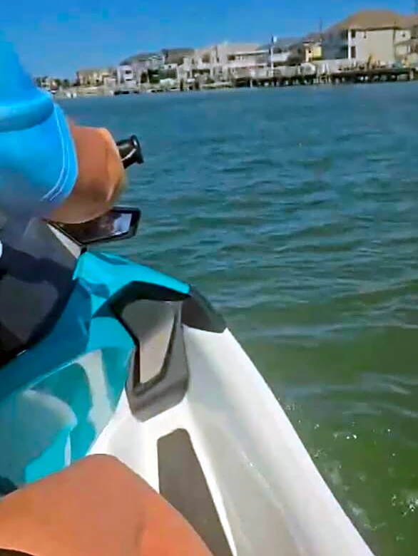 Jet Skier Stops For Something Bobbing In The Water — And Saves A Beautiful Bird
