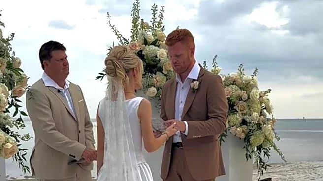 Couple's Romantic Beach Wedding Gets Interrupted By A Hungry Deer