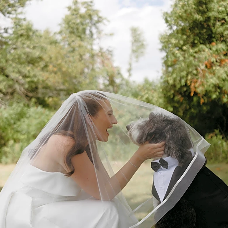 Couple Straps GoPro Camera To Their Dog At Wedding — And His POV Is Priceless