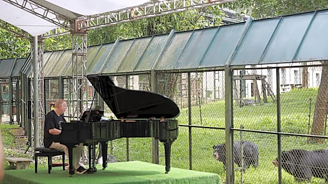Rockstar Rick Wakeman Performs A Private Concert For 150 Moon Bears Rescued From Bile Farms