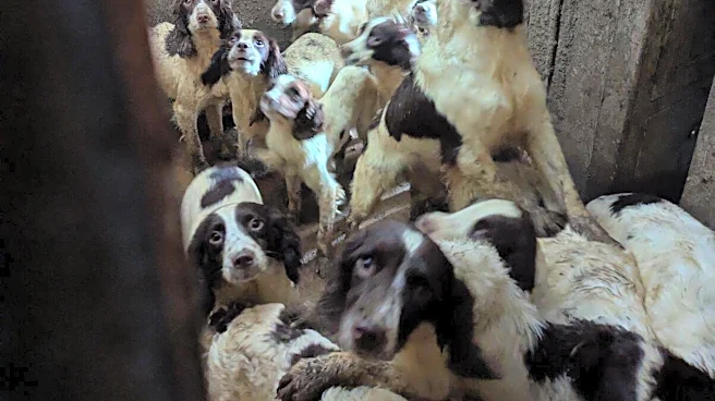 Rescuers Do A Welfare Check And Find 84 Spaniels Lined Up And Waiting For Them