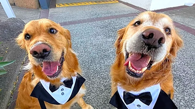 Ring Bearer Dogs Finish Their One Job Then Run Off For An Unplanned Swim