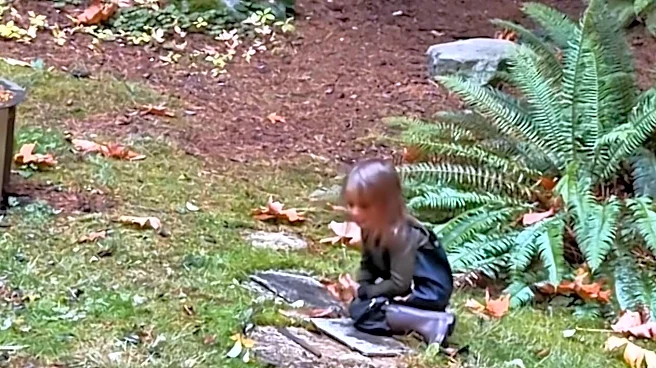 Parents Hear Their Daughter Talking In Yard — Then Realize She's Made A Slimy Friend