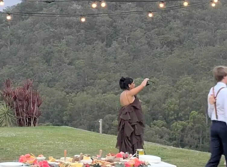 Wild Kookaburra Joins Wedding And Leaves Couple Convinced He’s Delivering A Special Message