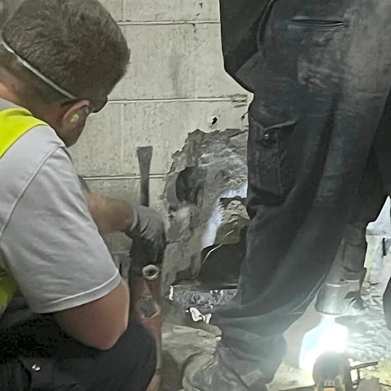 Goodwill Employees Hear Crying Under The Floor And Find Someone Trapped In A Flooding Drain