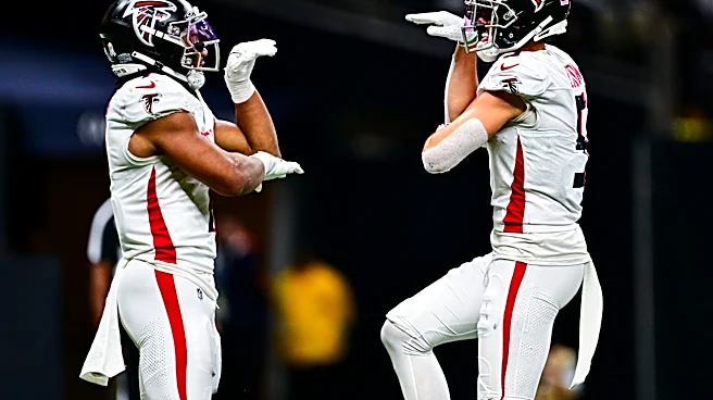 Drake London has perfect reaction to Bijan Robinson's new deal