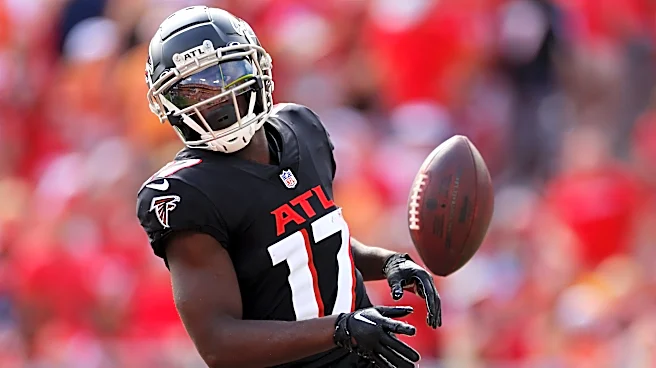 Where Falcons wide receivers rank compared to the rest of the NFL