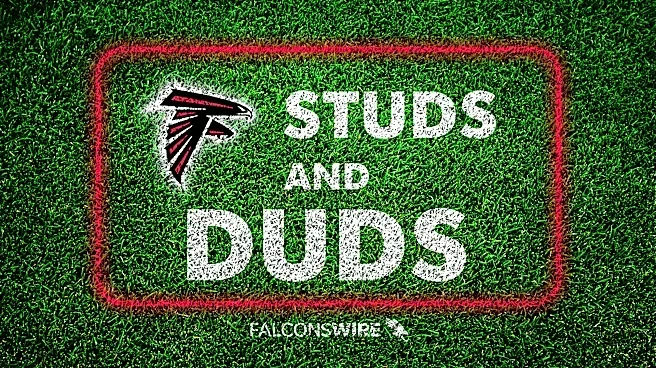 Studs and Duds from the Falcons' Week 1 loss to the Steelers